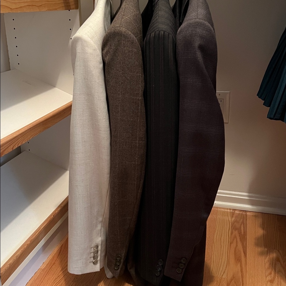 Elegant Men's Blazer Collection of 4 Fosp, from Europe, size M.